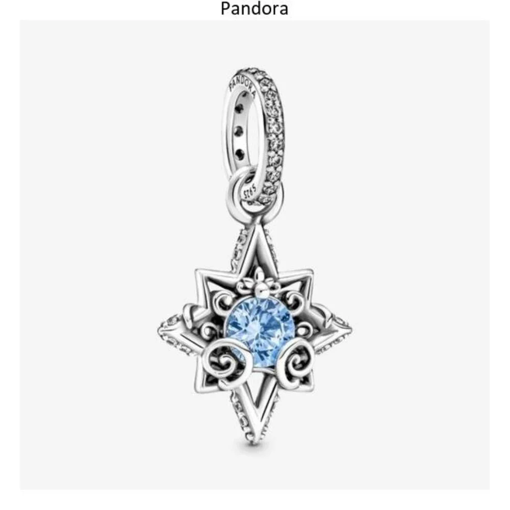 Pandora Disney Cinderella Blue Star Pendant